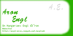 aron engl business card
